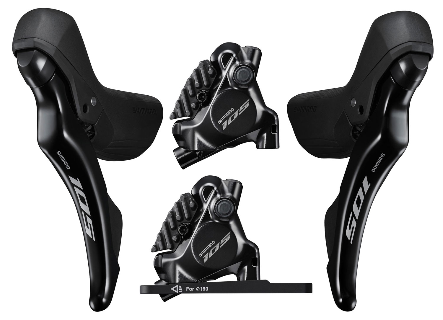 Shimano 105 R7100 Gruppo disco a 2x12 velocità 140/140 mm - immagine 4