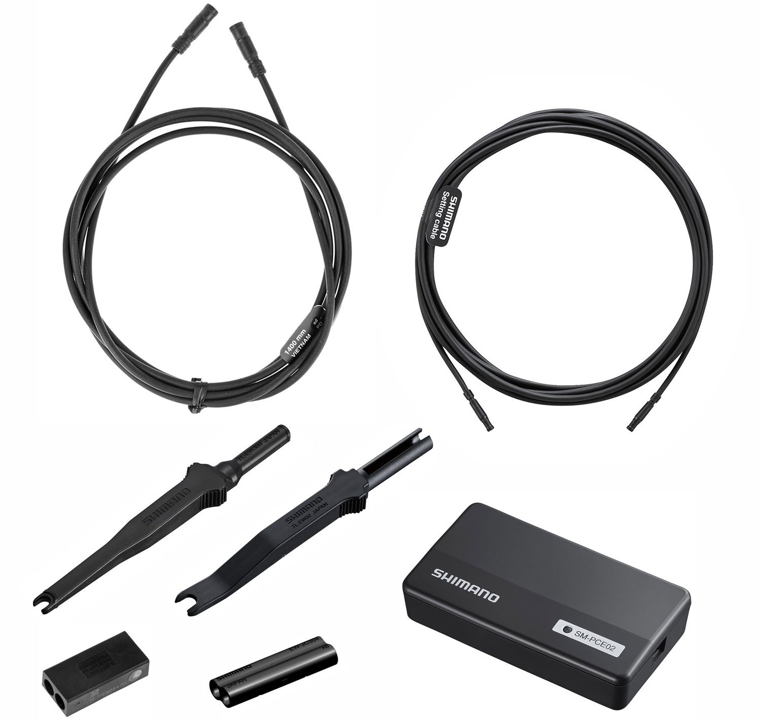 Shimano Kit di collegamento/regolazione Di2/STEPS per E-Tube - immagine 2